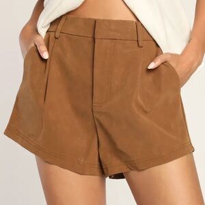 NWT Free People Roma Vegan Suede Shorts size Small